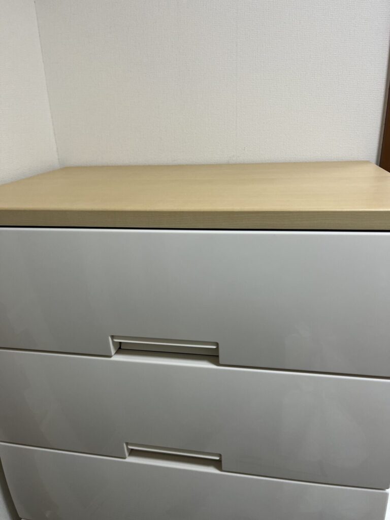 衣替え クローゼット 収納の様子